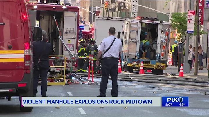 At least 6 injured after manhole explosions in midtown: FDNY
