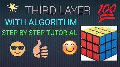 How to Solve Third Layer of the Rubik Cube?(read description)