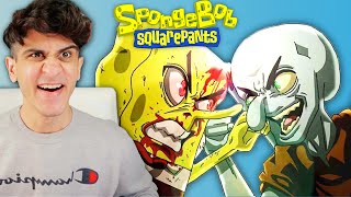 The SpongeBob SquarePants Anime  ALL Openings & Ending REACTION