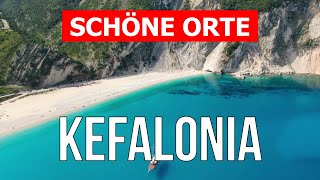 Insel Kefalonia, Griechenland | Strand, Reise, Meer, Tourismus | 4k Video | Kefalonia schöne Orte