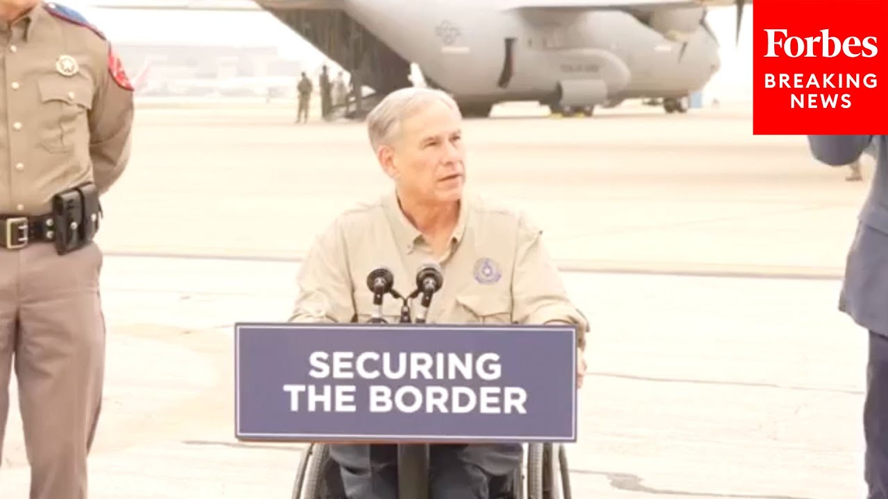 BREAKING NEWS: Greg Abbott Gives Press Briefing On Border Security ...