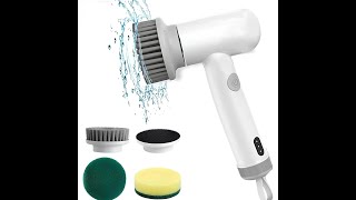 Електрична щітка RESTEQ Cleaning Brush з безліччю функцій для прибирання, різні насадки, IPX6
