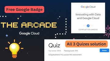 Arcade Quiz Solution: Innovating with Data and Google Cloud (all 3)  #googlecloudskillsboost #arcade