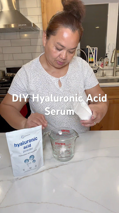 How to make Hyaluronic Acid Serum at home. Link on description