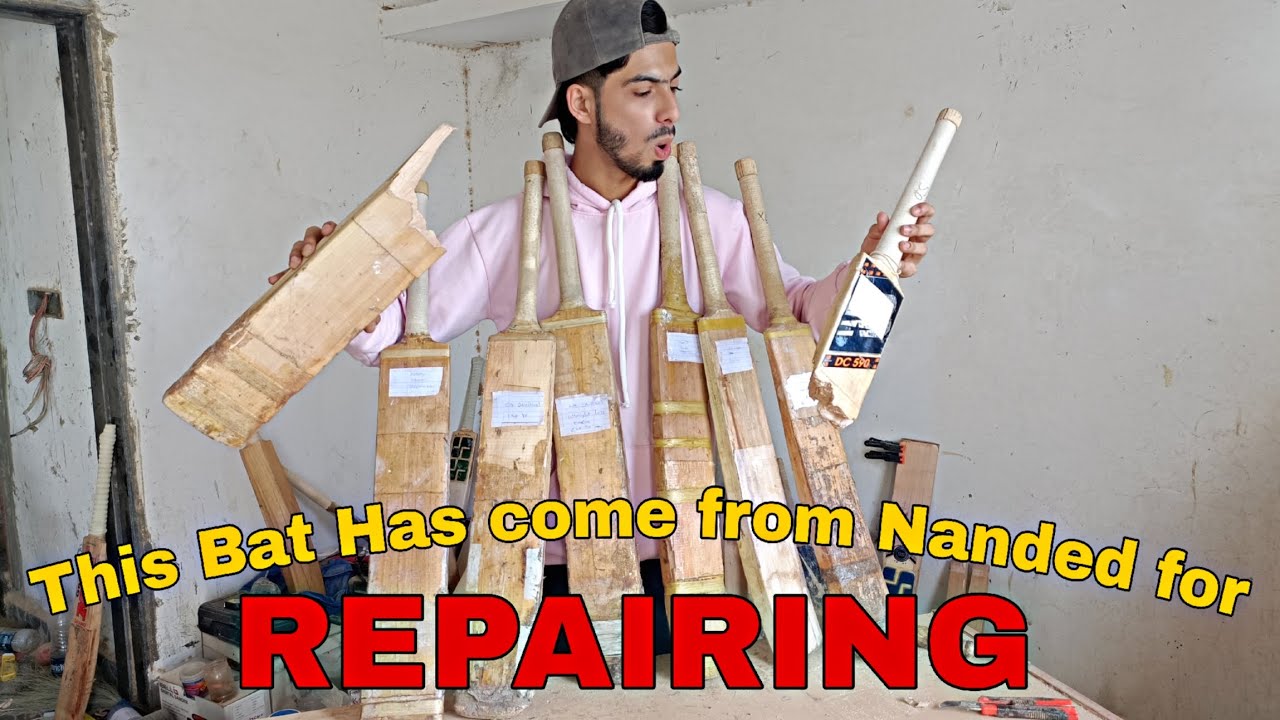 Cricket Bat's Repairing | This Bats has come from NANDED | Repair ...