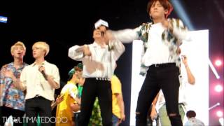 [FANCAM] 160731 BTS, Monsta X Focus Ending @ KCON LA 2016