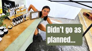 First Out of State Event Didn't Go As Planned | Skincare Vendor