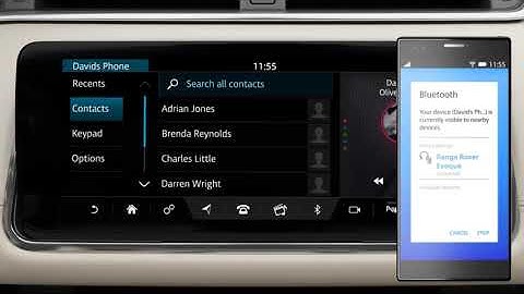 Range Rover Evoque 20MY : Touch Pro Duo Bluetooth Phone Pairing