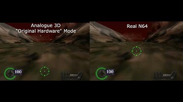Knife Edge Nosegunner Analogue 3D Original Hardware Mode vs Real N64