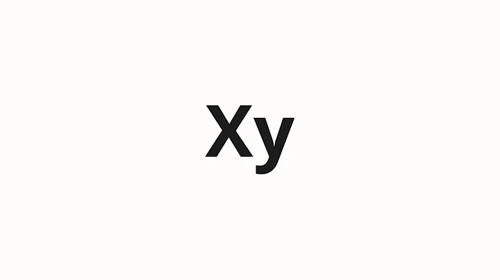 How to pronounce Xy