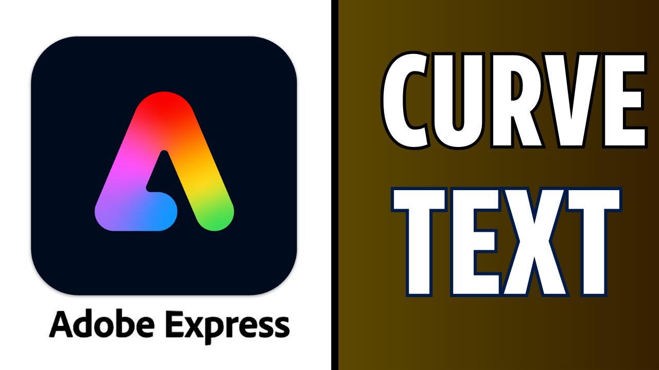 Adobe Express : How to Curve Text in Adobe Express (2024) - YouTube