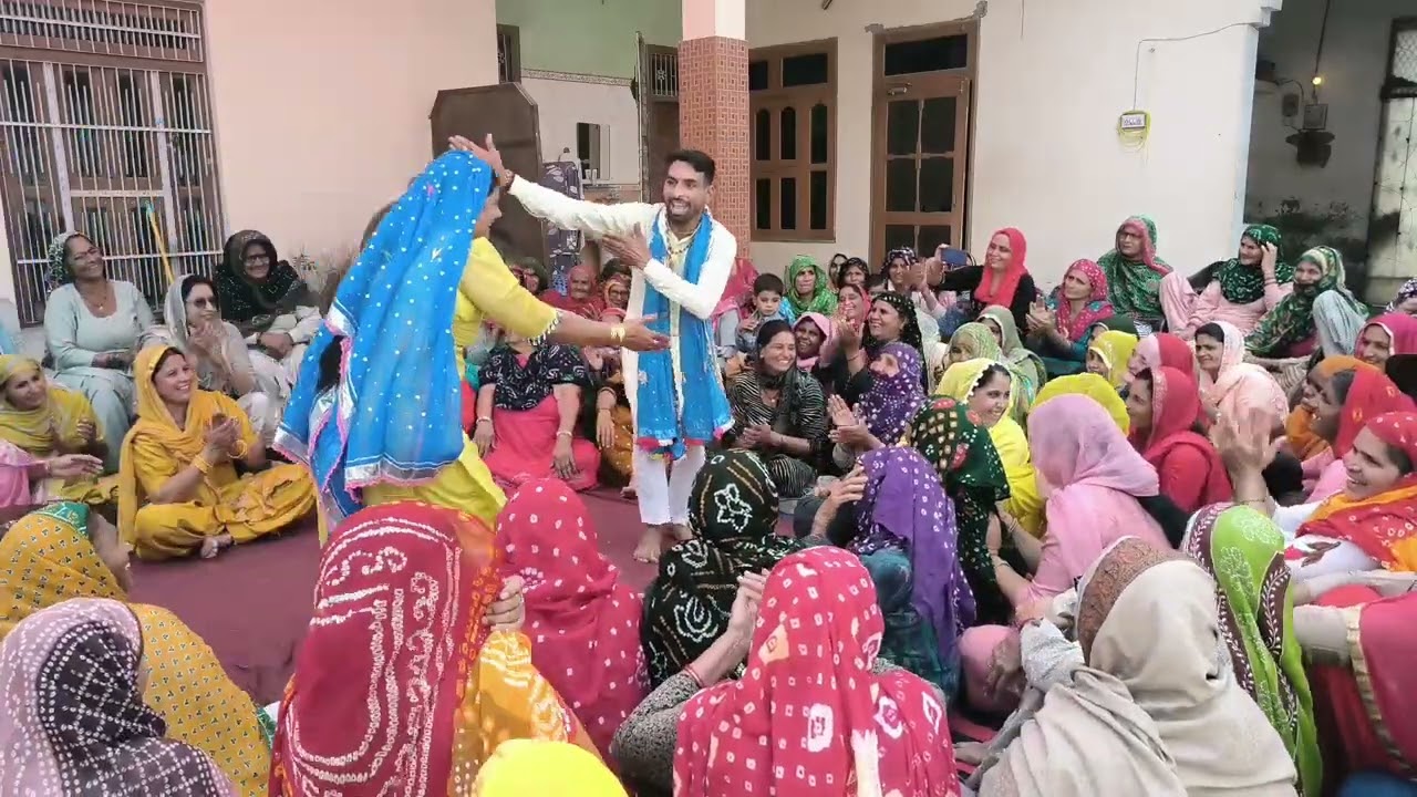 फागुन स्पेशल बहनों की डिमांड पर फागण गीत में धमाकेदार डांस #santosh_kotts #desi dance#Haryanvi dance