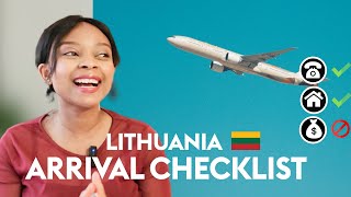 7 Things You Must Do When You Arrive in Lithuania. Work + Studies Edition.
