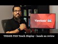 ViewSonic TD2455 Review - top features of the Full HD 24" Touch Display