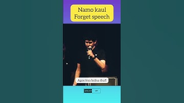Namo kaul forget speech on unacademy one event|| #unacademy #namokaul #unacademyone #unacademylive