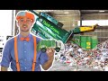 Learn Garbage Truck Songs  | Blippi Visits | Trains for Children | Train Song | Moonbug for Kids