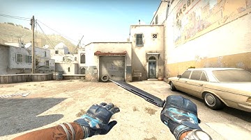 CS Moto Gloves Cool Mint Well-Worn | Skin Showcase