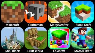 Minecraft,Craftsman,MergeCrafter,Block Craft,Mini Block Craft,Craft World,Lokicraft,Master Craft screenshot 3