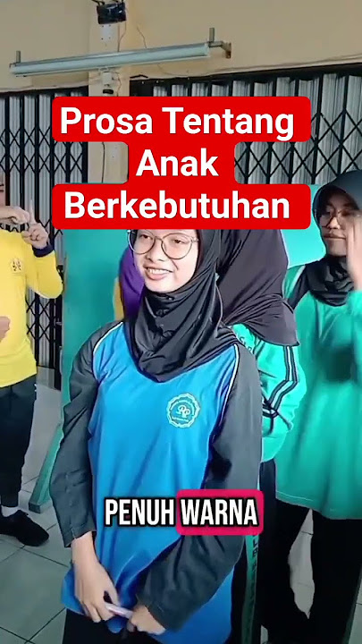 Prosa ABK 'Tak butuh kata untuk bahagia'.           #SMALBTunarungu #BelajarDenganCinta