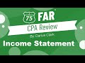 CPA FAR Exam-Income Statement-By Darius Clark-i75 CPA Review-