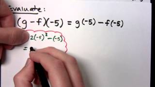 Intermediate Algebra - Part 29 (Operations with Functions)