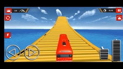 Mega Ramp Bus Simulator 2021 - Impossible Bus Racing 3D - Android GamePlay  (#3)