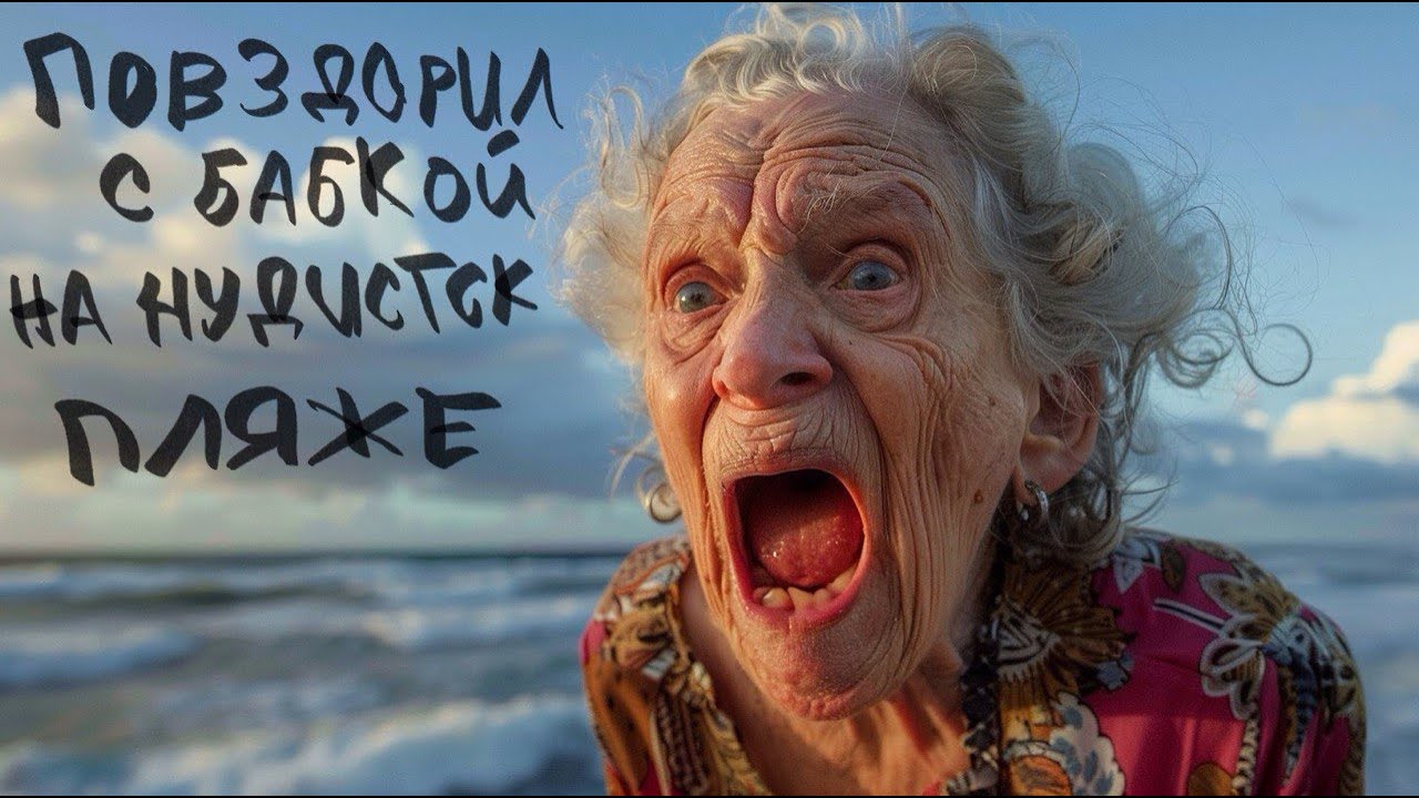Повздорил с бабкой на нудистском пляже - YouTube