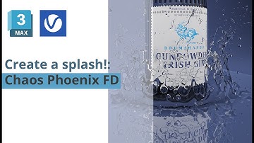 Water Splash Simulation - How to create a water splash using Chaos Phoenix FD with 3ds max + V-Ray