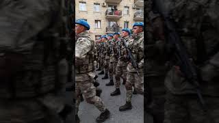 Турецкие войска на параде в Азербайджане 10.12.2020 .
