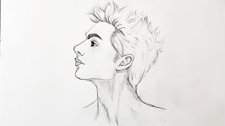 Hi, friend, today drawing, how to draw a man face - easy pencil sketch
drawing (simple drawings), drawings step by is r...