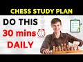 Chess study plan to reach 2000 elo faster  30minutes training daily