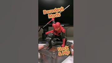Daredevil Neck & Hip Mod Marvel Knights Legends Hasbro Pulse Action Figure Custom Fix