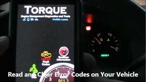 Clear "Service Engine Soon" Light (Vehicle Fault Codes) Using Torque