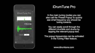 iDrumTune Pro - drum tuner and percussion tuning app overview and tutorial - drum tuning app screenshot 3
