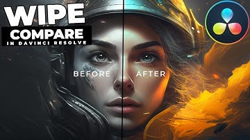WIPE COMPARE Transition Tutorial In Davinci Resolve