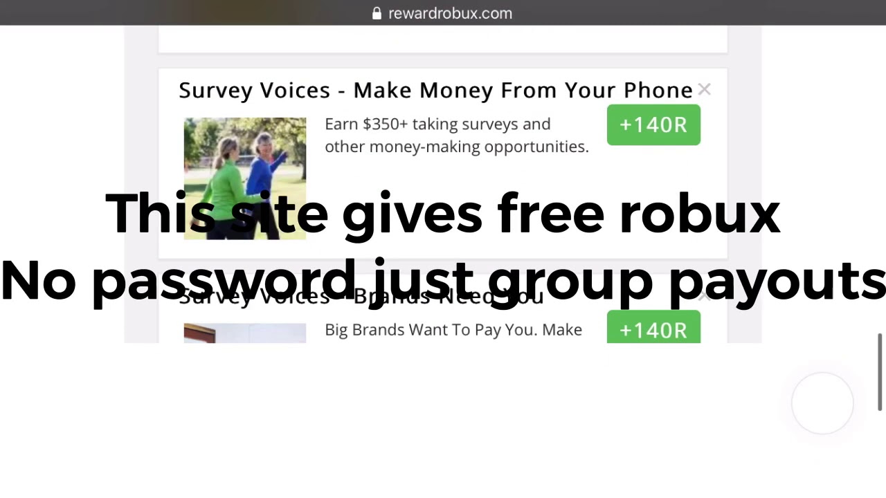Free Robux Site Legit Rewardrobux Com Earn At Least 100 A Day Youtube - rewardrobux com earn free robux for roblox