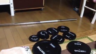 バーベル70kg 届きました。