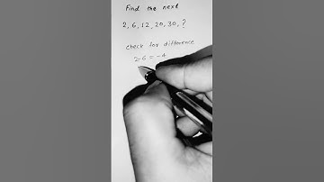 👉 "Find the Next Number in the Series | 2, 6, 12, 20, 30 | Number Puzzle #shorts "