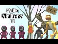 Patila Challenge Part 11 | Patila in Squid Game With Gorilla & Raptor | Squid Game funny Video