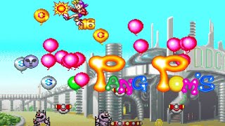 PANG POM'S (METRO 1992). This arcade game is so addictive! Full Gameplay Walkthrough. Hidden gem. screenshot 3