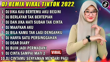 DJ SLOW 2022 NONSTOP  DJ JIKA KAU BERTEMU AKU BEGINI X BERLAYAR TAK BERTEPIAN REMIX TIK TOK