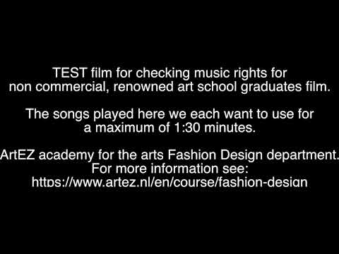 GRADUATE TEST FILM ARTEZ, FASHION SCHOOL