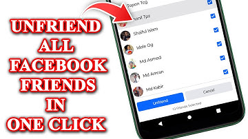 How to delete all my friends on Facebook with one click