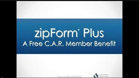 zipForm® Plus