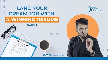 How to Build a Winning Resume || By Aasem Quazi || DataBinaries