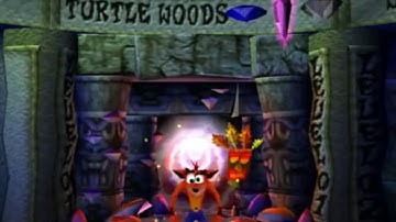 Crash Bandicoot 2: Cortex Strikes Back (PS1) 100% Walkthrough - Part 2 - Snow Go