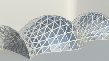 [Sketchup Tutorial] Fast space truss with extrude tool