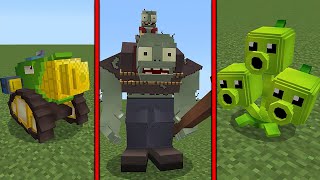 Plants VS Zombies Minecraft PE ADDON