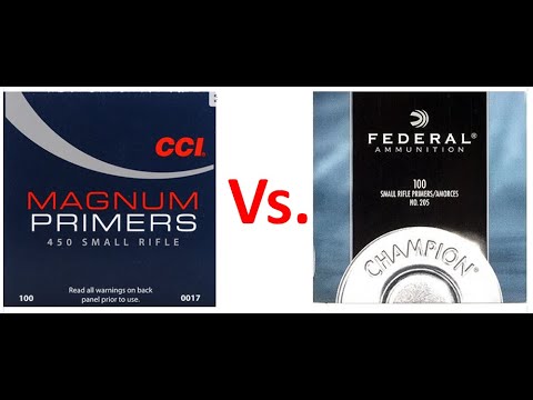 Primer Comparison:  CCI 450 Vs  Federal 205