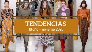 TENDENCIAS DE MODA OTOÑO-INVIERNO 2020